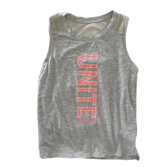 6/$25 Girls Summer Tank Top Gray L - Picture 1 of 5